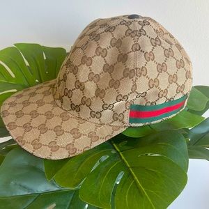 Authentic Original GG canvas baseball hat with Web